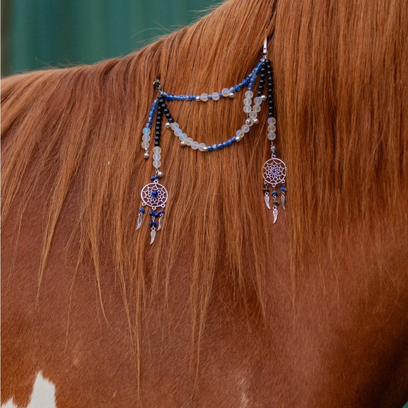 SKY BLUE Rhythm Mane Beads, Horse/Pony, speed beads, trail beads, equestrian - Picture 7 of 8